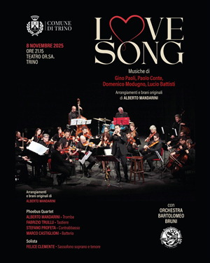 Concerto "Love Song" al Teatro OR.SA di Trino