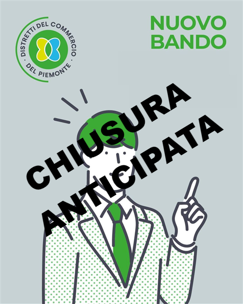 Chiusura anticipata della piattaforma per la presentazione delle domande per esaurimento fondi