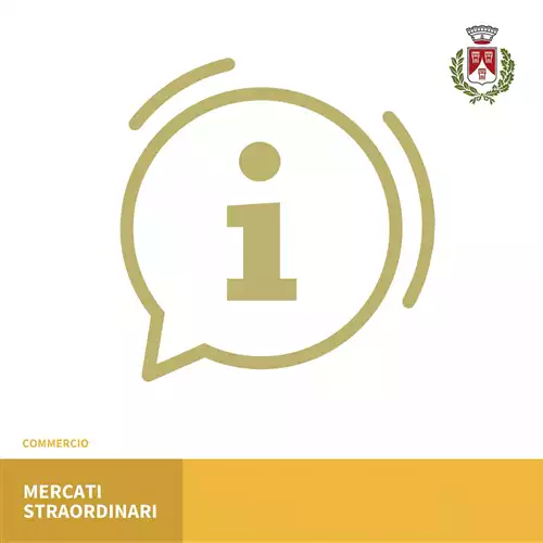 Mercato straordinario Sabato 1° Novembre 2025